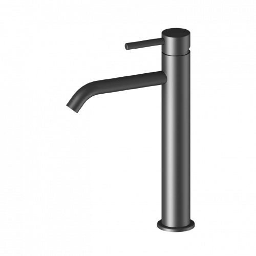 Standing washbasin faucet | lever | high | 160 | black mattte | CIRCULO