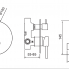 Concealed module two-ways | lever | chrome gloss | CIRCULO