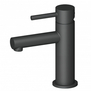 Wash basin faucets Circulo | upright faucet fixtures | low | black mattte