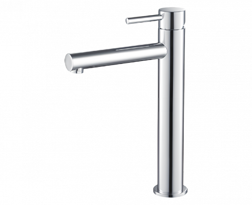 Wash basin faucets Circulo | upright faucet fixtures | high | chrome polished