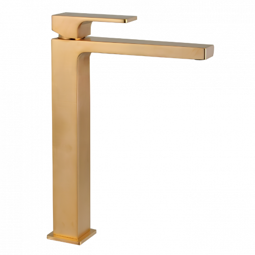 Standing washbasin faucet | lever | high | gold mattte | ABSOLUTE