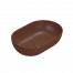Umývadlo na dosku T-EDGE | 540x360x160 | tehlová mat