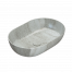 Umývadlo na dosku T-EDGE | 600x400x160 mm | Pruhovaná béžová mat