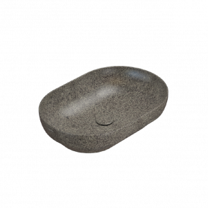 Washbasin T-EDGE | 600x410x140 | Pepperoni Grigio mattte