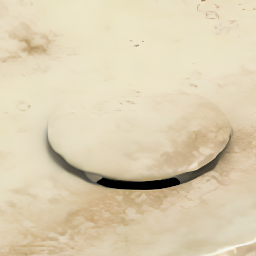 Wash-basin CLICK/CLACK | ceramics | with overflow | big plug | Travertine mattte