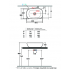 Washbasin T-EDGE | 600x380x160 | Agate mattte