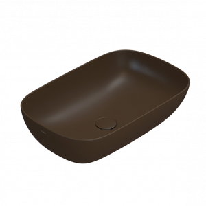 Umývadlo T-EDGE | 600x380x160 | gaštan mat