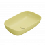 Umývadlo T-EDGE | 600x380x160 mm | horčicovo žltá mat
