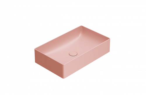 Umývadlo T-EDGE | 610x370x140 mm | ružová mat