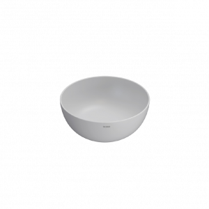Vessel sink | T_EDGE | 370x370x160 | Light grey mattte