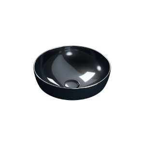 Umývadlo T-EDGE | 370x370x140 | Dehet lesk