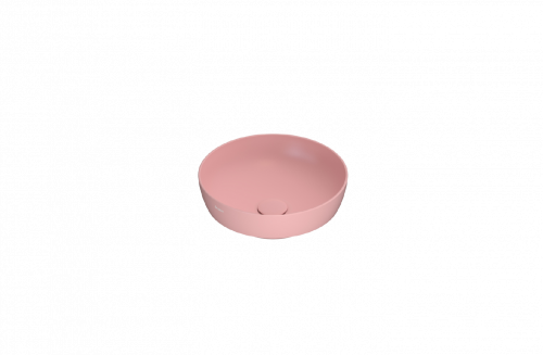Umývadlo T-EDGE | 370x370x140 mm | ružová mat