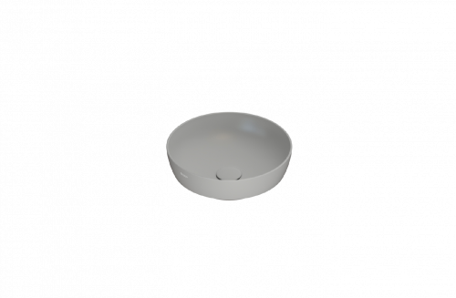 Umývadlo T-EDGE | 370x370x140 mm | svetlo šedá mat