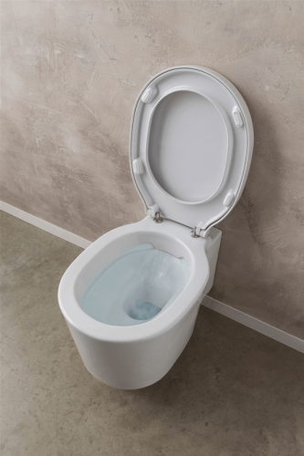 WC Bucket | 535 x 360 | závesné |  biele | Rimless