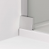 CA13 | Jednokřídlé dveře s pevnou stěnou v rovině | CADURA | 1000 x 2000 | panty vlevo | chrom