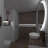 Elegantní koupelna CASTAGNO WHITE - Ambientní osvětlení