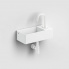 Wash basin faucets wall concealed | white mattte | KALDUR