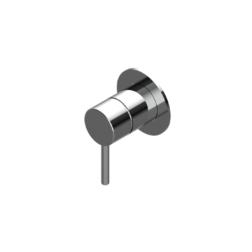 Concealed module one-way | knurled lever | pink matte | CURVY | upper part