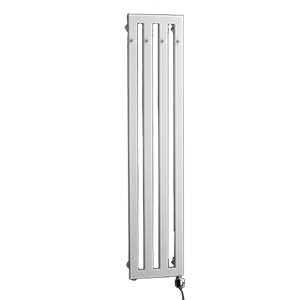 Radiátor Darius s háčikmi | 326x1500 mm | šedobéžová lesk