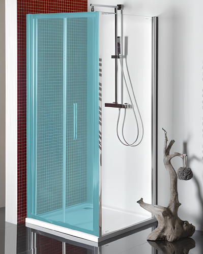 LUCIS LINE | sprchová boční stěna | 800 x 2000 | čiré sklo