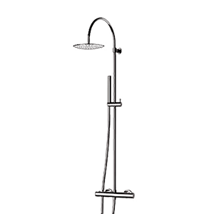 Shower sets | wall mounted sets | Thermostatic | EQ | chrome gloss | chrome gloss