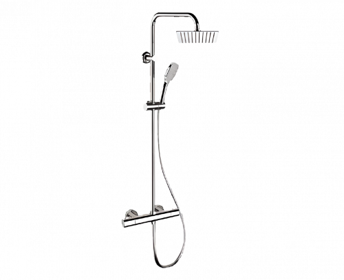 Sprchový set | s hlavicou 250x250 mm | chróm lesk | termostatické | EQ | chróm lesk