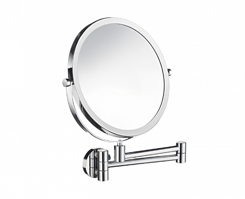 Kozmetické zrkadlo závesné s ramenom malé | 7x | Smedbo