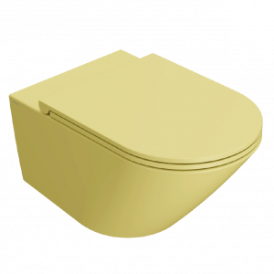 WC Forty3 | 570x360x330 mm | závesné | horčicovo žltá mat | Rimless