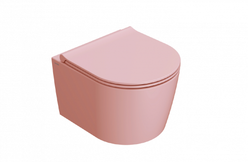 WC Forty3 | 430x360x330 mm | závesné | ružová mat
