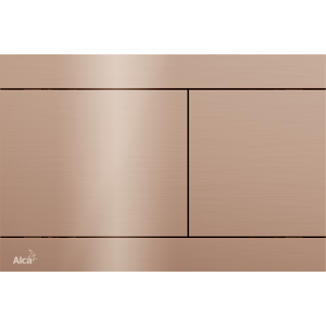Flush plate for pre-wall installation system Flat Fun | rose gold gloss