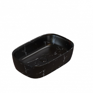 Umyvadlo GENESIS | na desku | 550 x 370 x 150 | Portoro Nero mat