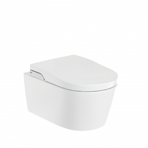 SET - In-Wash® - závěsný klozet s vodorovným odpadem, včetně sedátka a poklopu