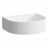 Umývadlo na dosku SONAR | 410 x 365 x 140 | s vonkajšou štruktúrou | biele