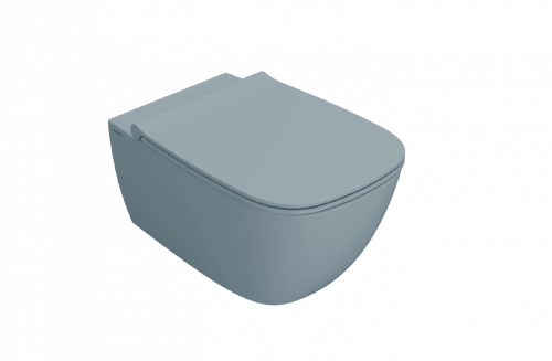 WC Genesis | 550x360x330 mm | závesné | modrá mat | Rimless