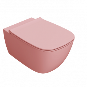 WC Genesis | 550x360x330 mm | závesné | ružová mat | Rimless