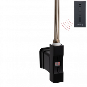 Topná tyč | Home Plus čtvercový profil s dálkovým ovladačem | černá | 900W | bez připojovacího kabelu