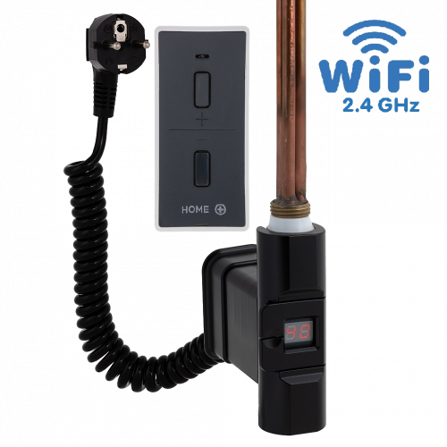 Topná tyč | Home Plus WiFi BASIC | černá | 1200W | s připojovacím kabelem se zástrčkou