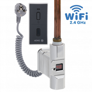 Topná tyč | Home Plus WiFi BASIC | chrom lesk | 1200W | s připojovacím kabelem se zástrčkou