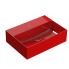 Washbasin T-EDGE | 510x370x140 | Pompeian Red gloss