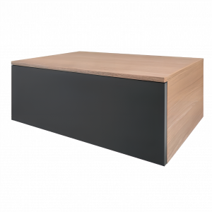 Karneol - Skříňka závěsná | 800 x 300 x 500 | 1x zásuvka | M28 zašlé dřevo