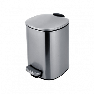 Pedal bin | 5L | 200 x 275 | brushed stainless steel