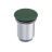 Basin outlet CLICK/CLACK | ceramic | matte emerald