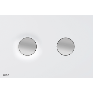 Flush plate for pre-wall installation system Dot.Dot. | white/chrome polished