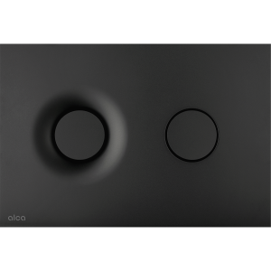 Flush plate for pre-wall installation system Dot.Dot. | Black/Black