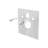 Izolačná doska pre závesné WC a bidet s príslušenstvom a krytkou (biela)