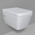 WC TECEone | 360 x 540 | závesné | biela | bidetová spŕška