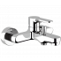 Wall-mounted bath mixer | lever | stainless steel color | WINNER ECO