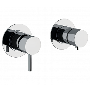 Concealed module two-ways | lever | chrome gloss | X STYLE