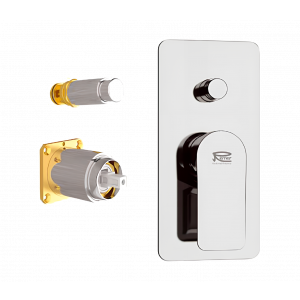 Concealed module two-ways | lever | white mattte | INFINITY | upper part