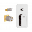 Concealed module two-ways | lever | stainless steel color | INFINITY | upper part